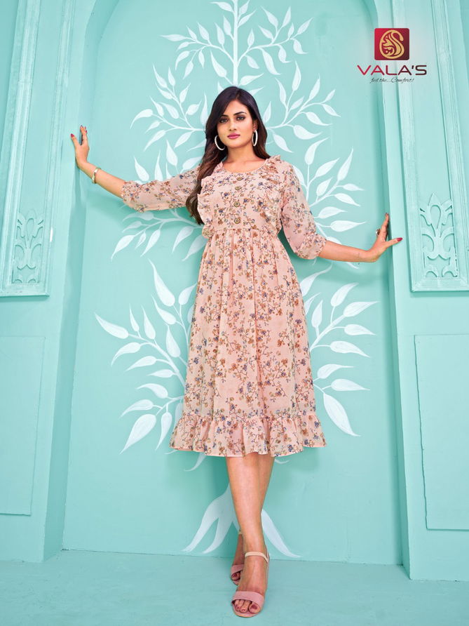 Style Vol 7 Fancy Party Wear Wholesale Georgette Kurtis Catalog